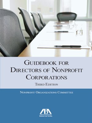 cover image of Guidebook for Directors of Nonprofit Corporations